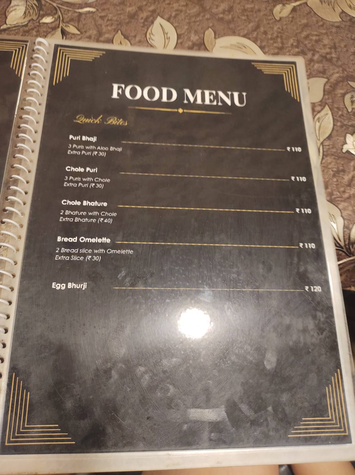 Tanoj Food Corner menu