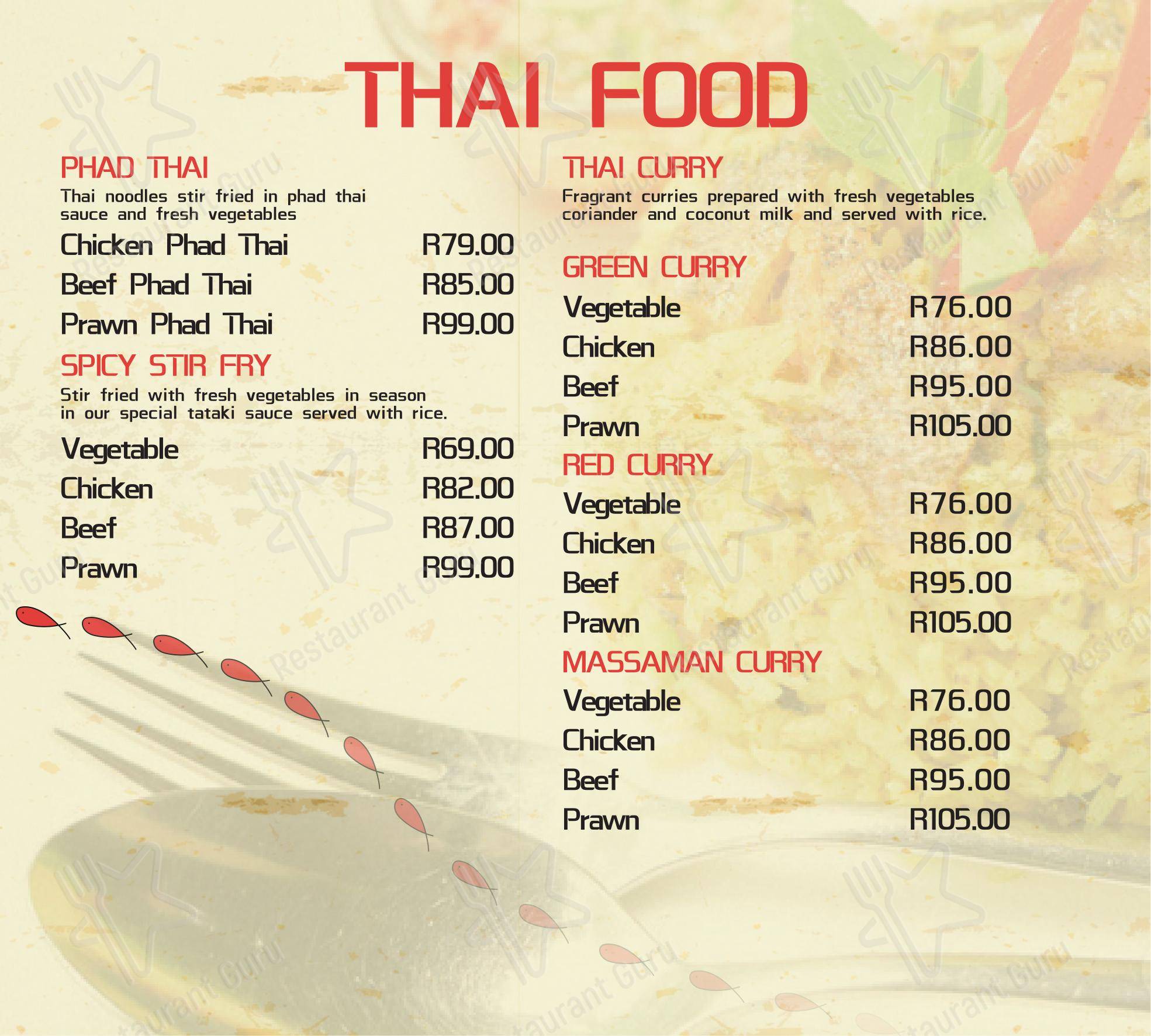 Tataki menu discount