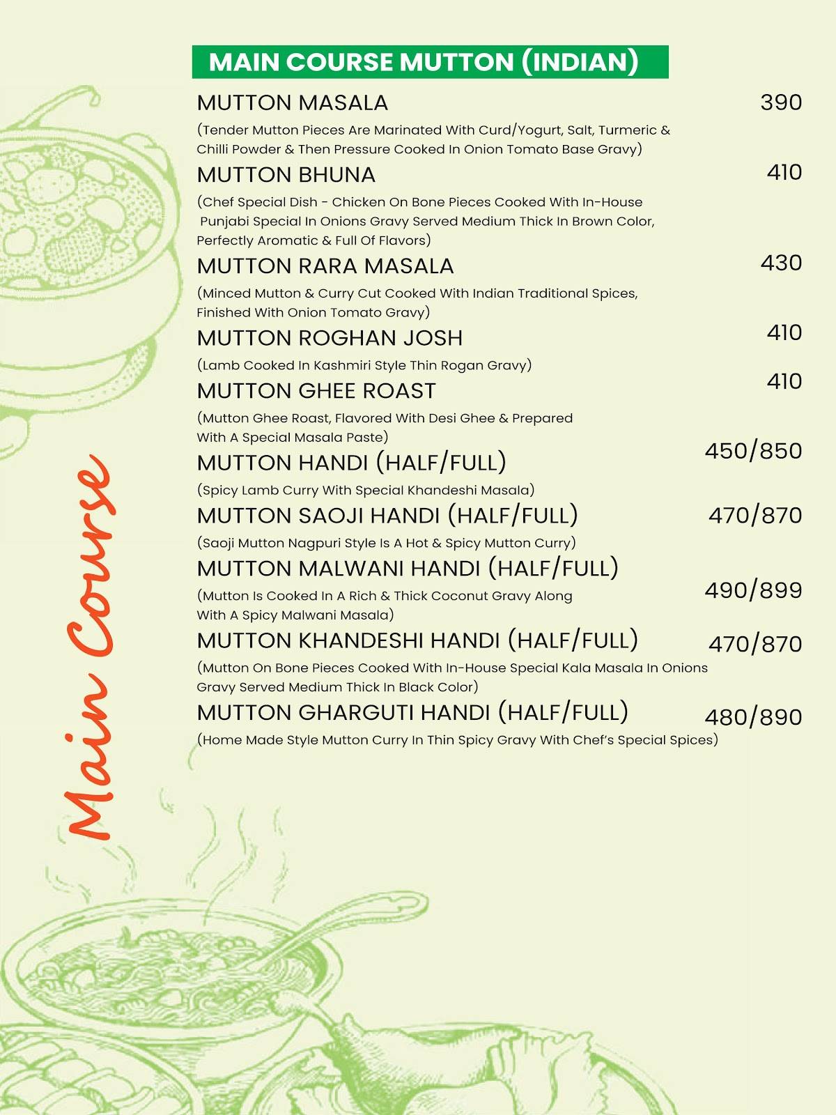 Tatva Restaurant and Cafe menu