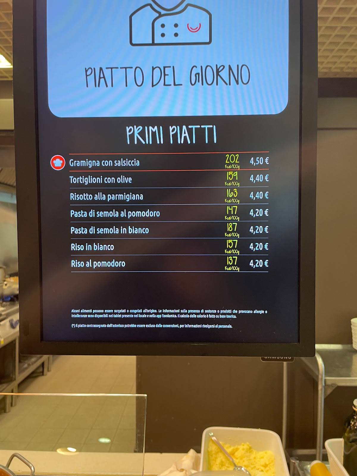 Menu di Tavolamica Forlì 