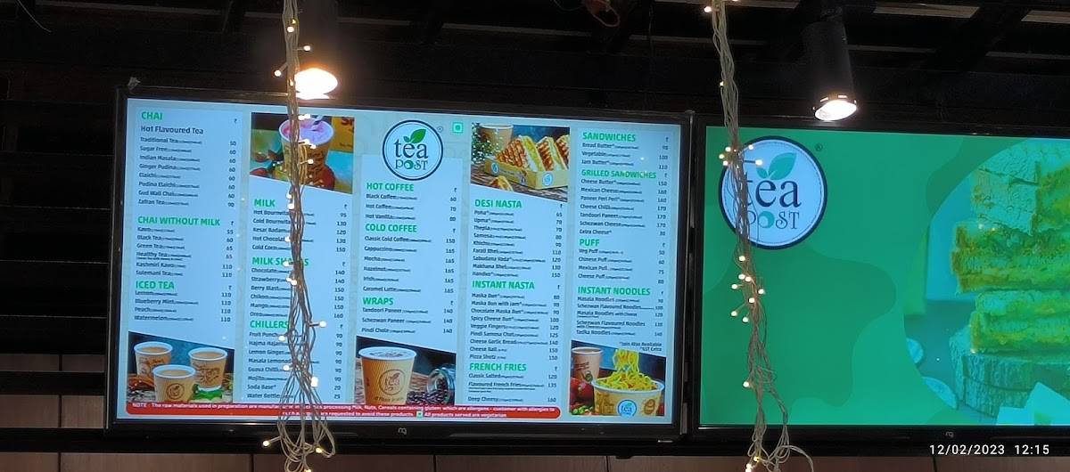 Tea Post - Apni Chai Ki Dukaan Best Cafe, Tea Cafe, Pocket Friendly Cafe menu