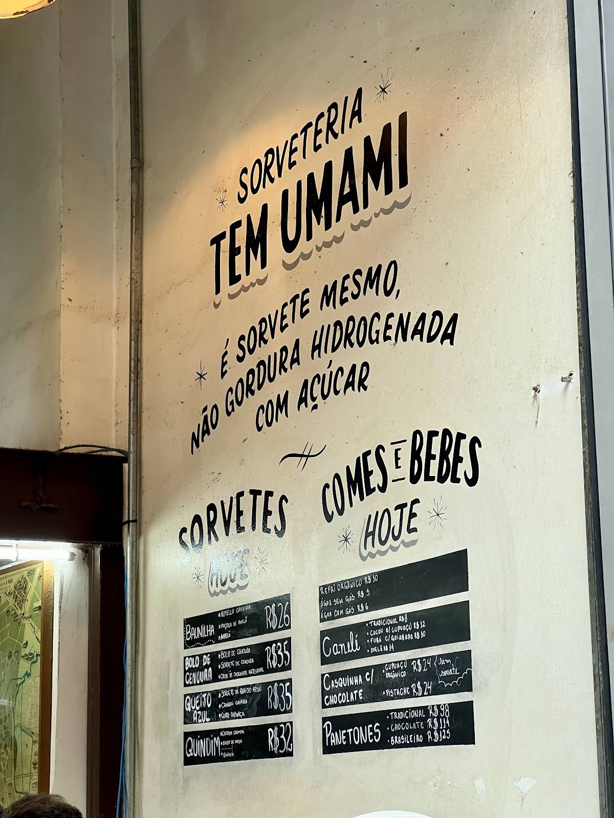 Tem Umami cardápio