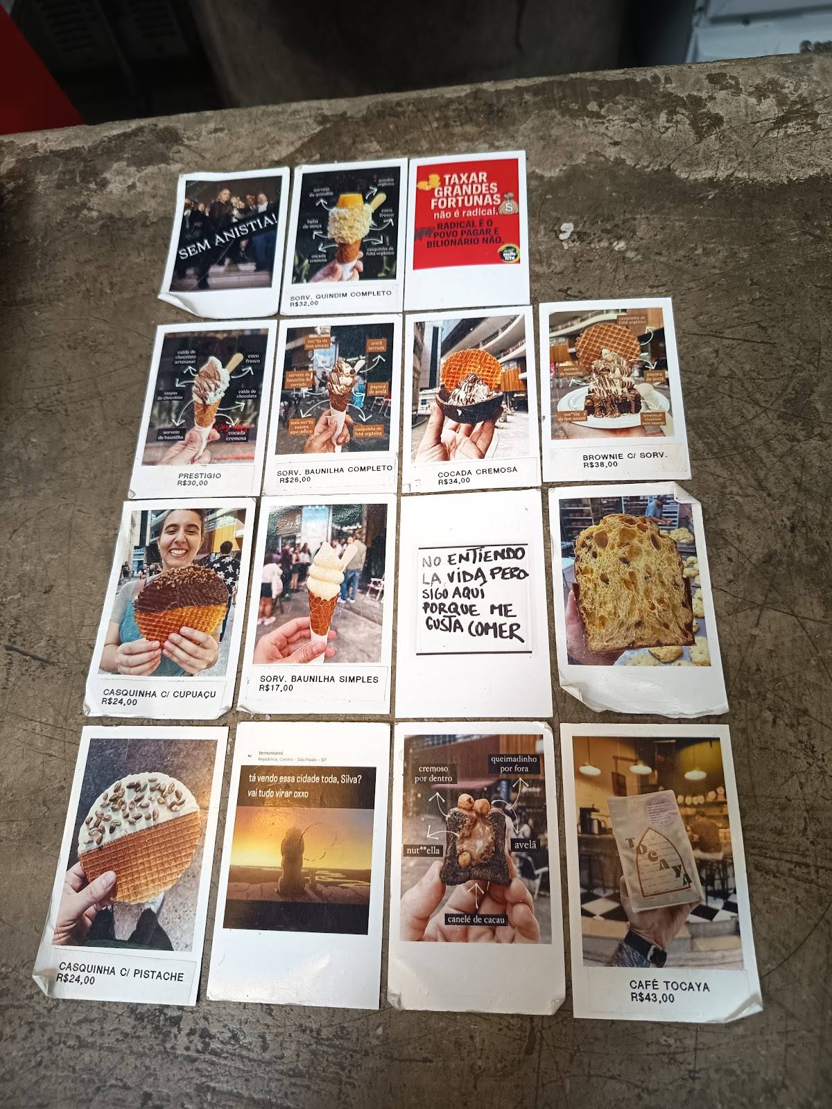 Tem Umami cardápio