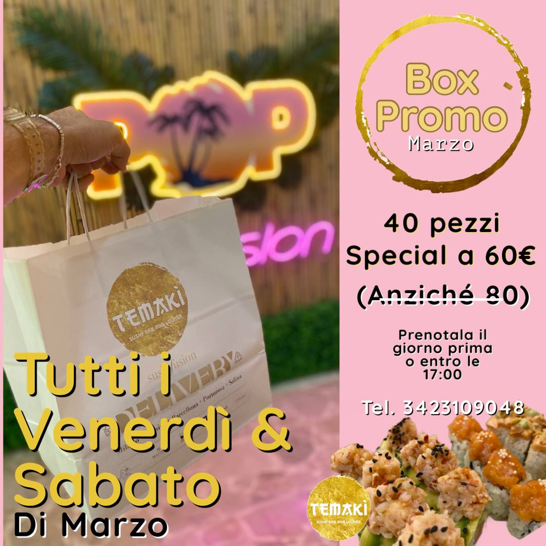 Menu di Temakí 