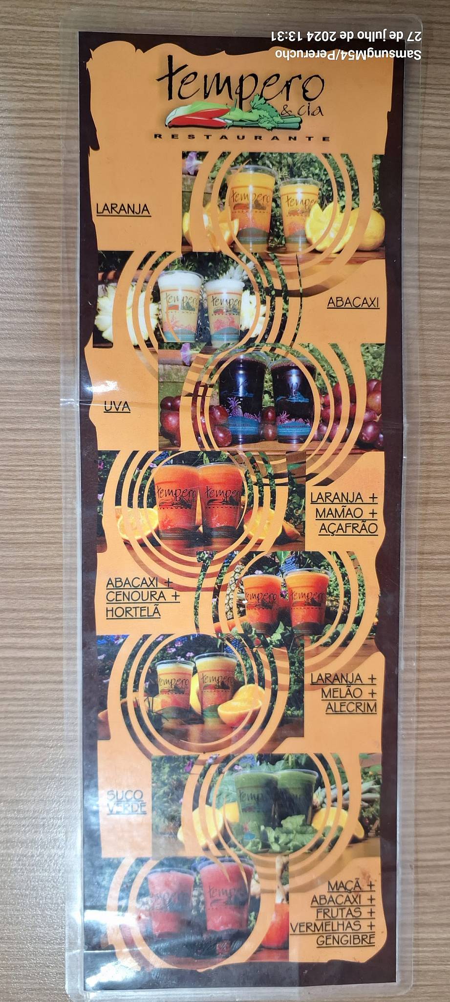 Tempero & Cia - Restaurante em Canoas cardápio