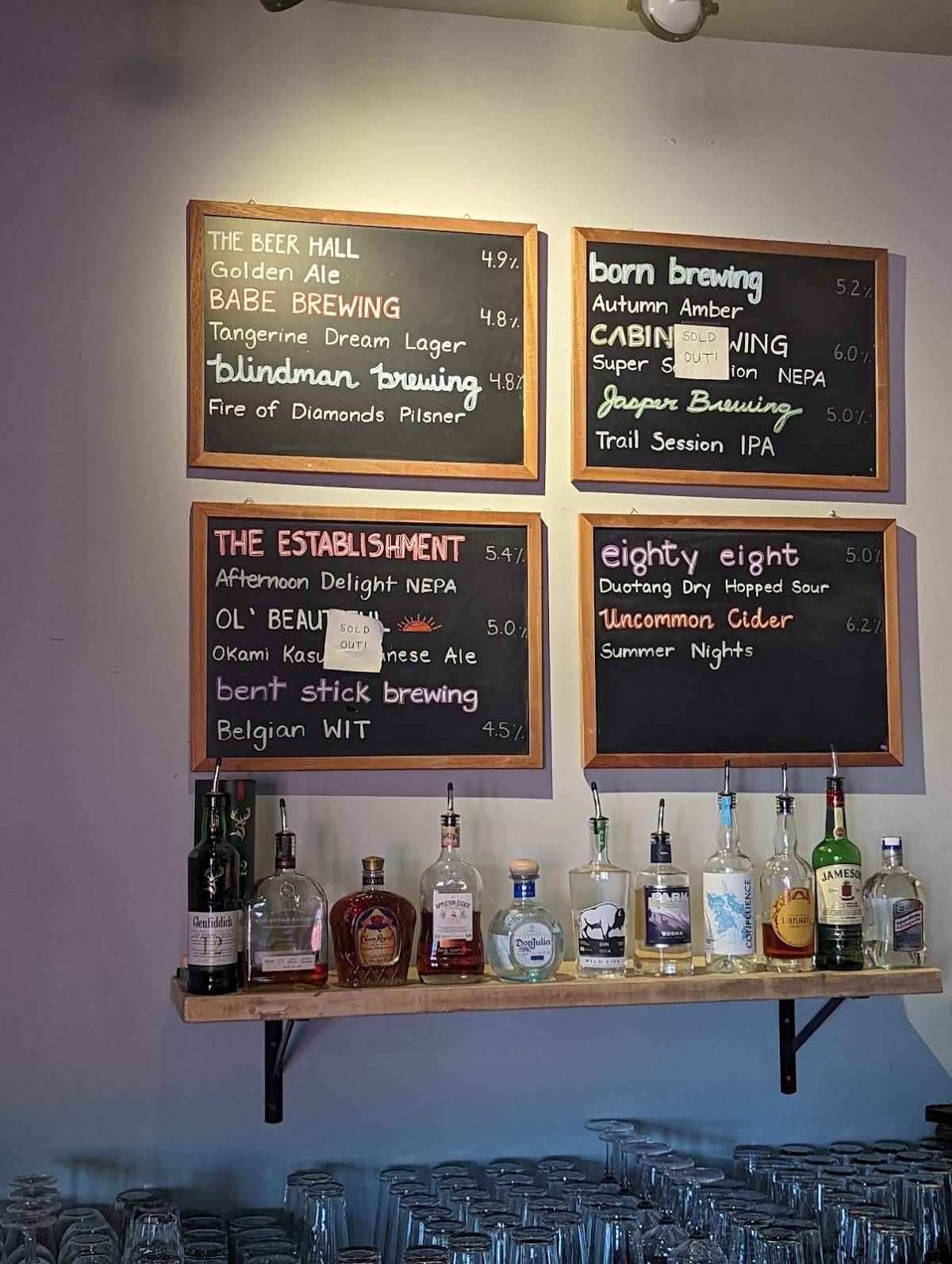 Menu de The Beer Hall at Symons Valley Ranch