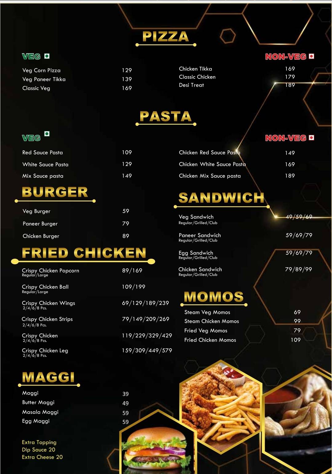 The Chicken Table - Best Veg - Non Veg Restaurant For Couple and Family Birthday Party Dine in Ranchi menu