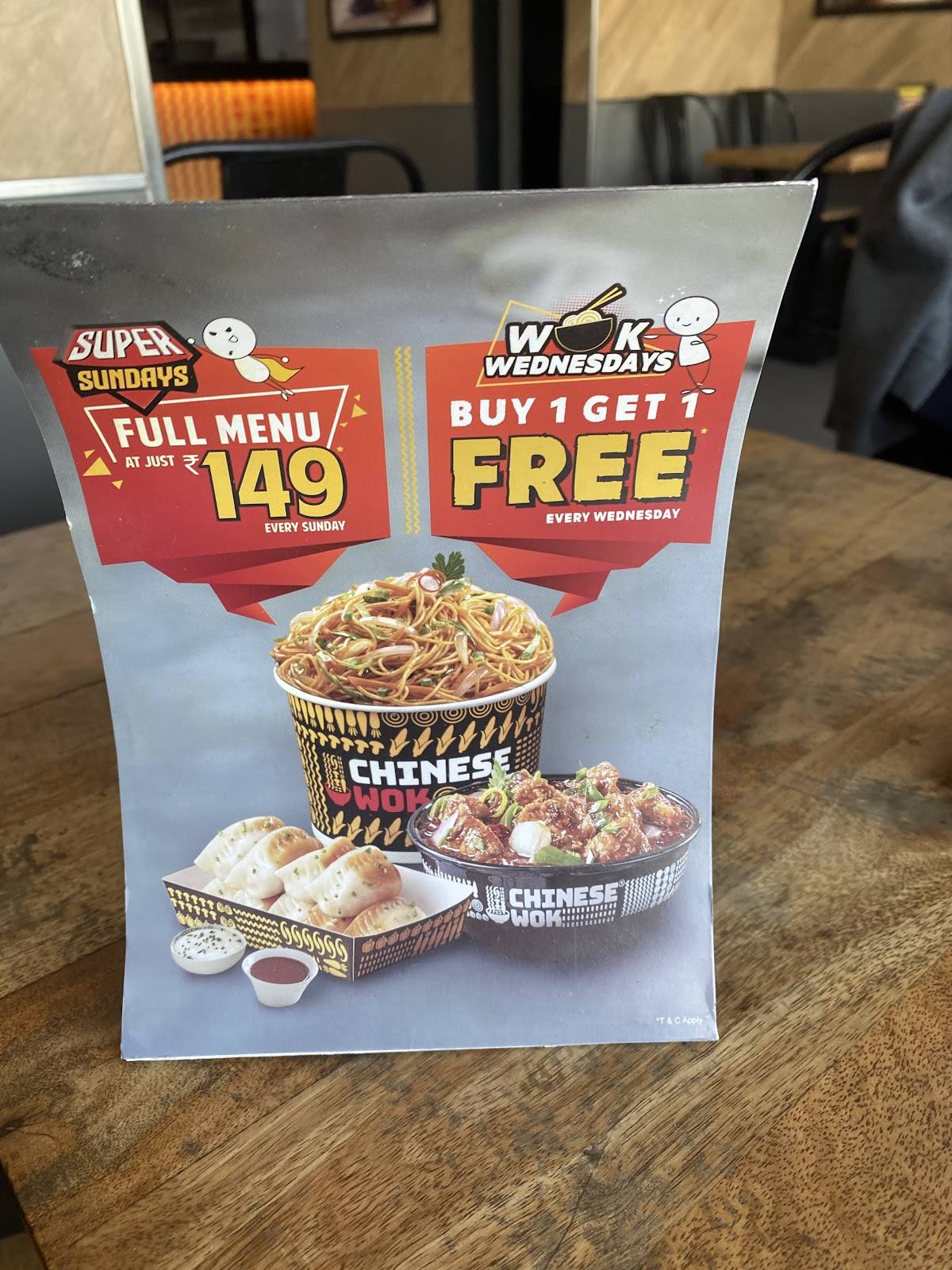 The Chinese Kitchen menu