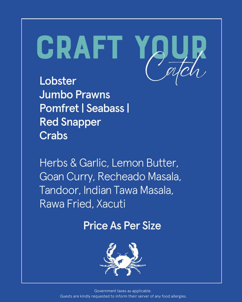 The Fisherman's Wharf Panjim menu