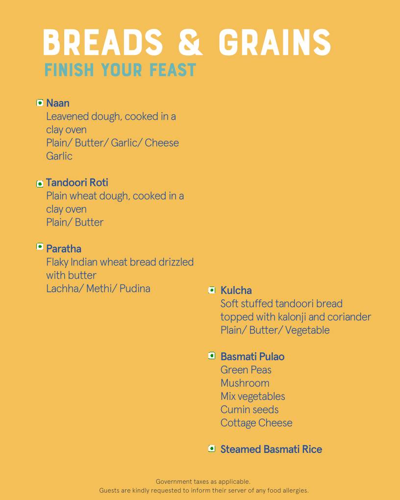 The Fisherman's Wharf Panjim menu
