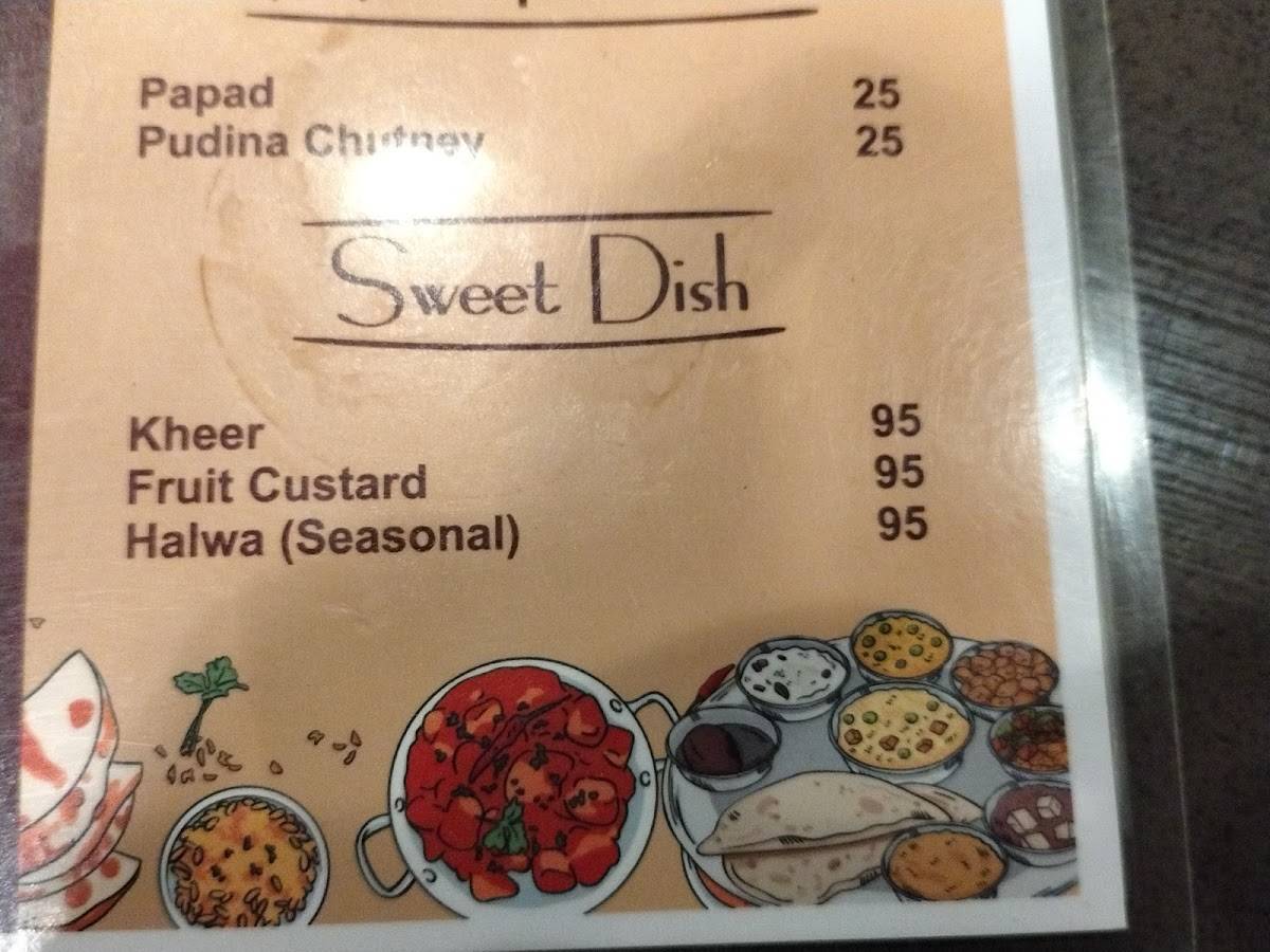 The Grub Street menu