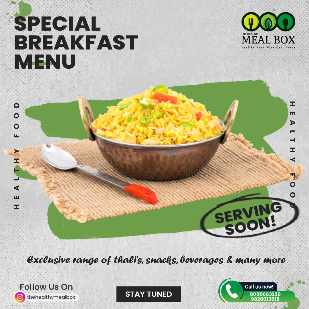 The Healthy Meal Box menu