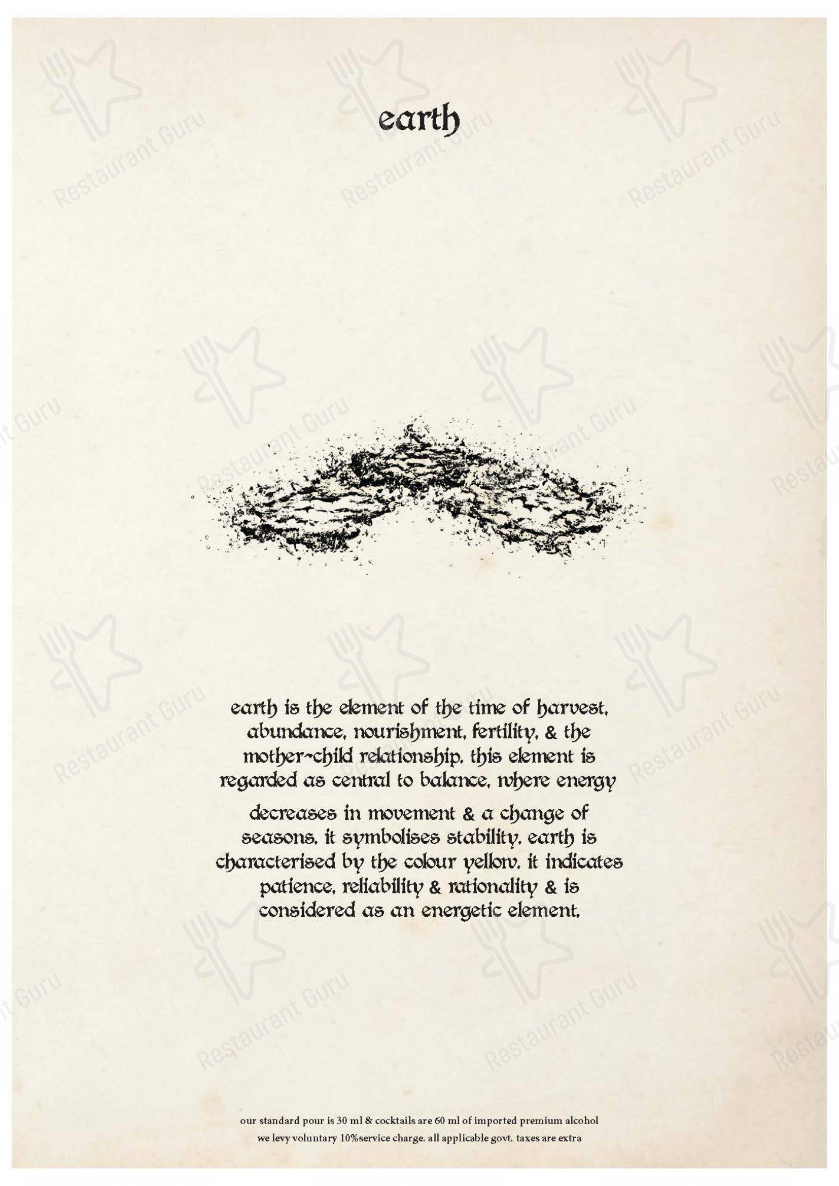 The Maroon Room – Pan Asian Fine Dine in Guwahati - Menu bar