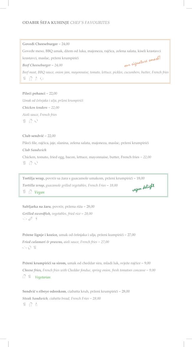 Menu di The Mint Bar 