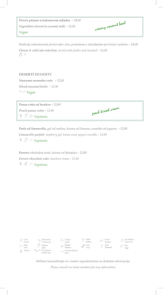 Menu di The Mint Bar 