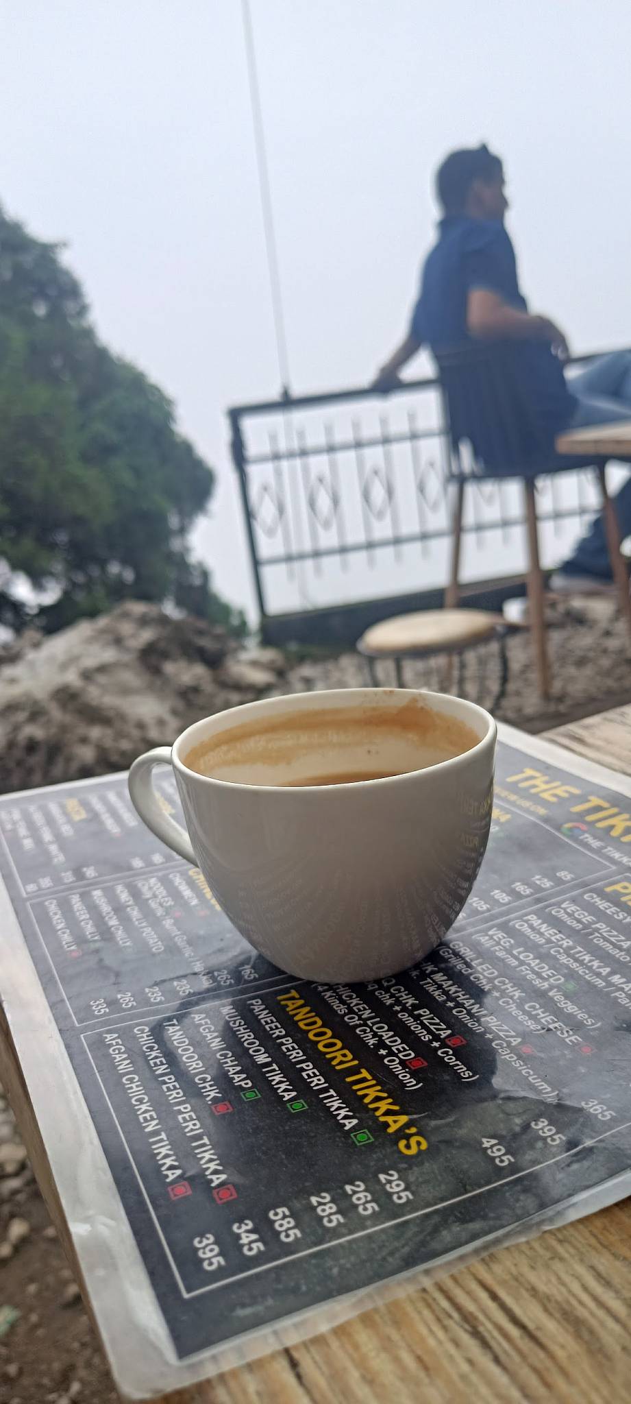 The Tikka Terrace menu