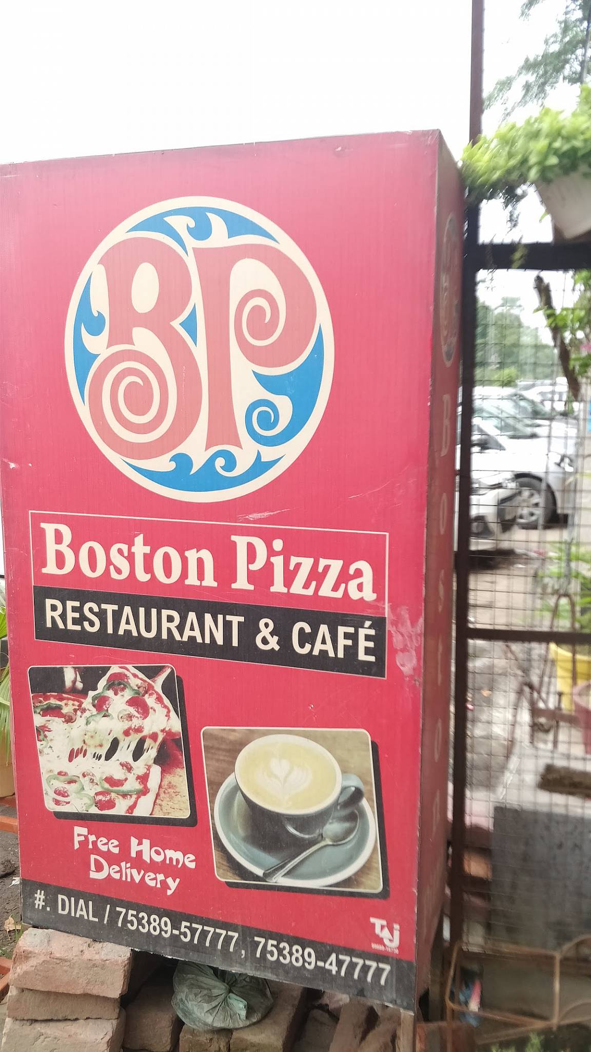 The boston pizza menu