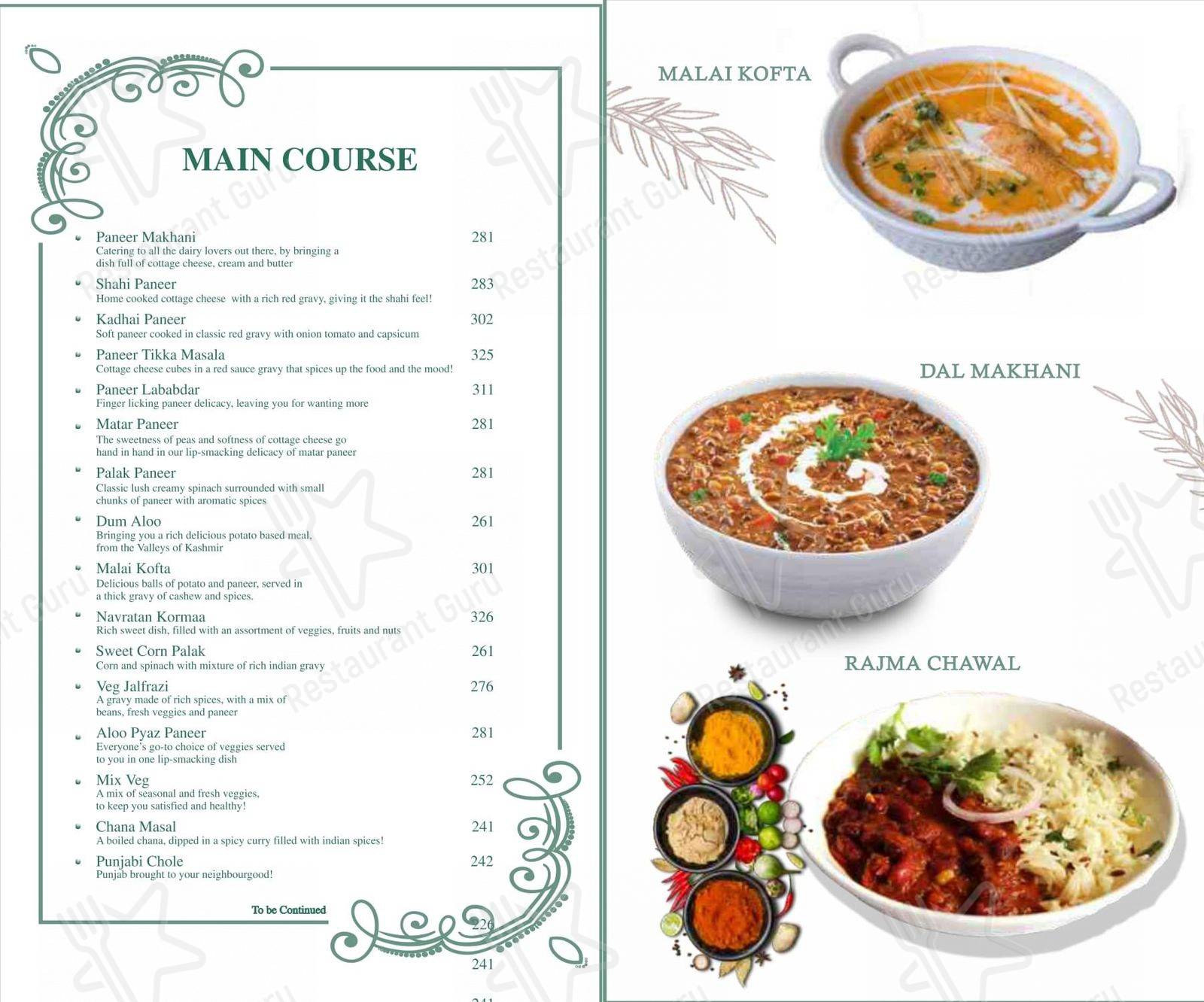 The ˌɡôrˈmā menu