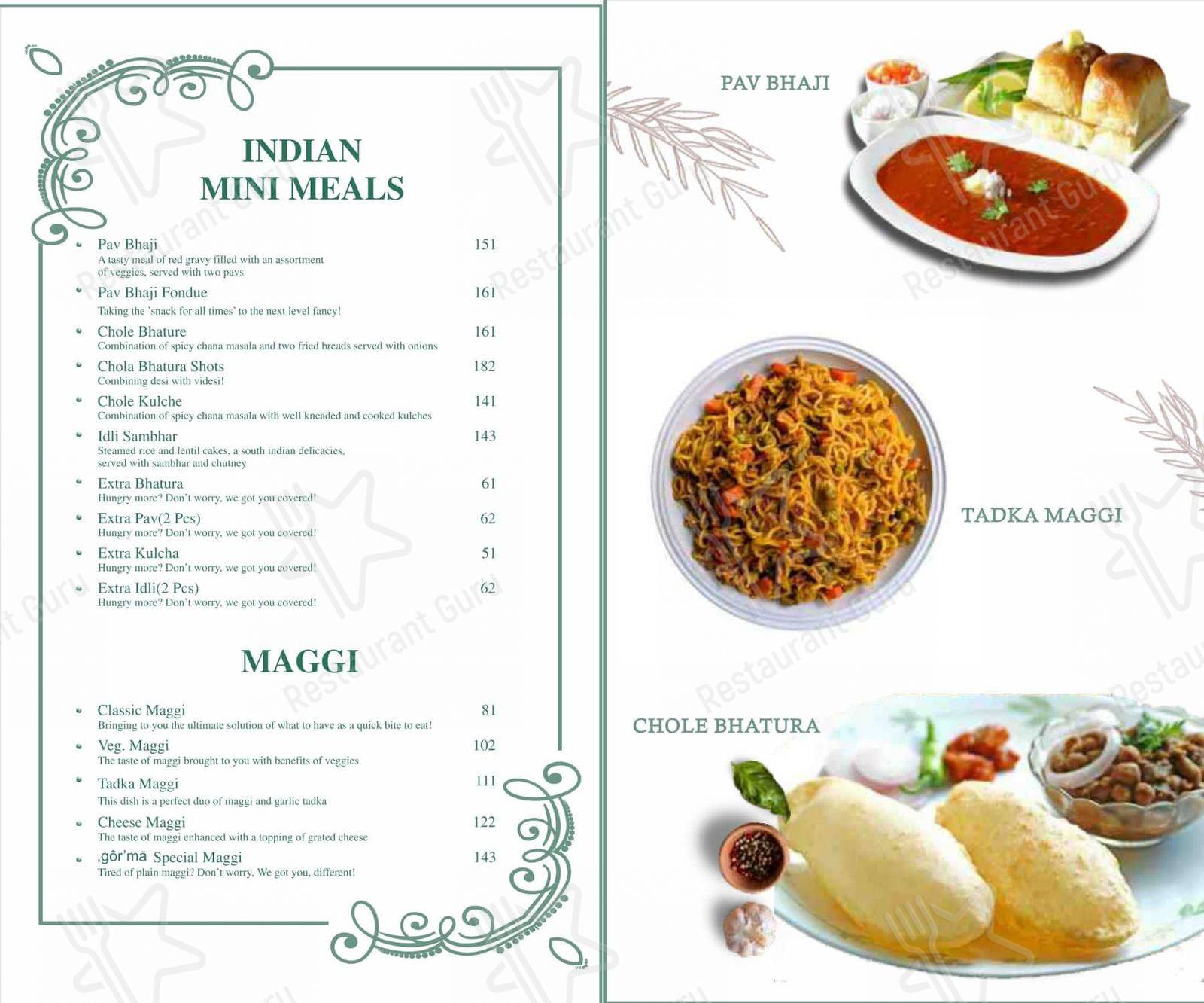 The ˌɡôrˈmā menu