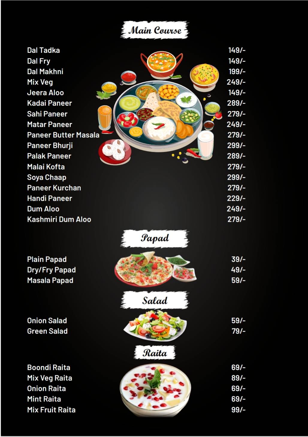 The Bloom menu