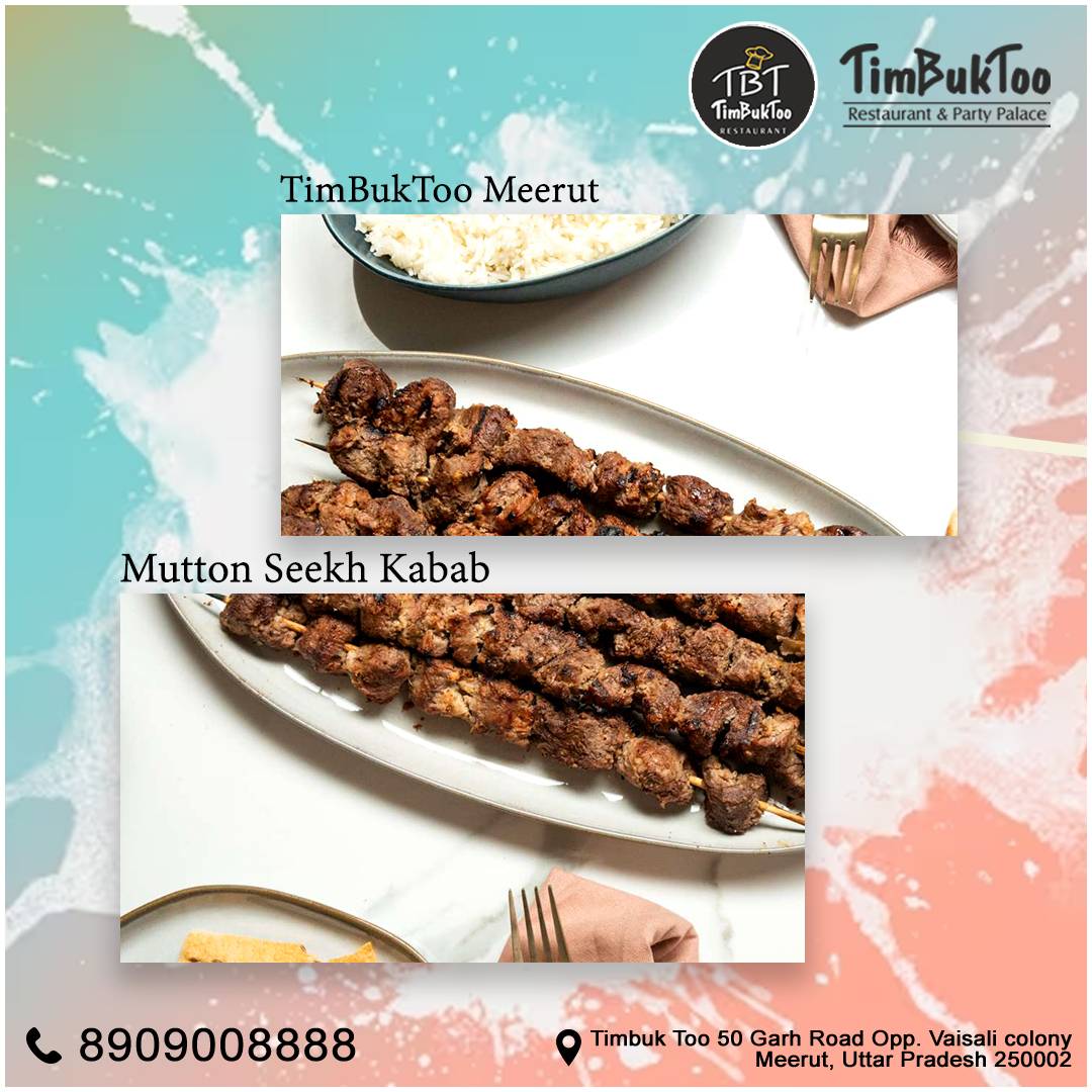 Tim Buk Too Restaurant best fine dine restaurants in meerut best birthday party places in meerut Wedding venue in Meerut menu