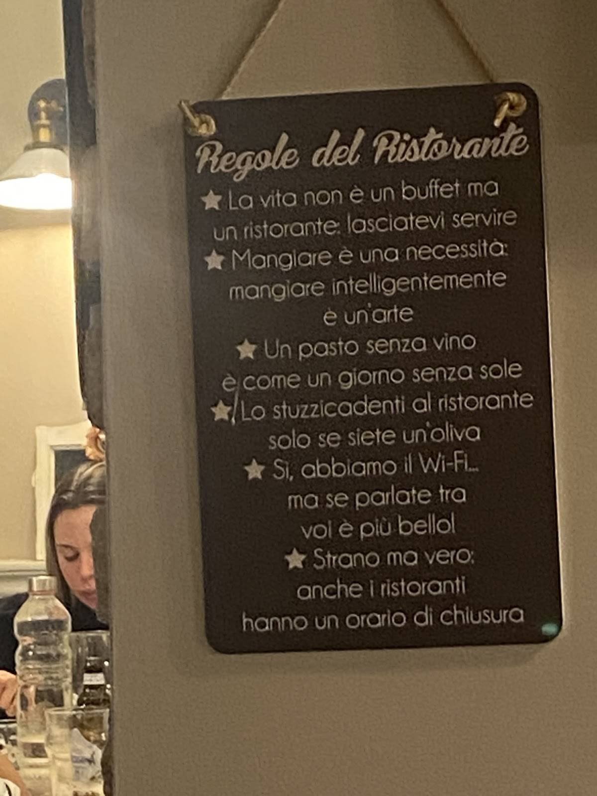 Menu di Trattoria Pinseria La Bottega Frascatana 