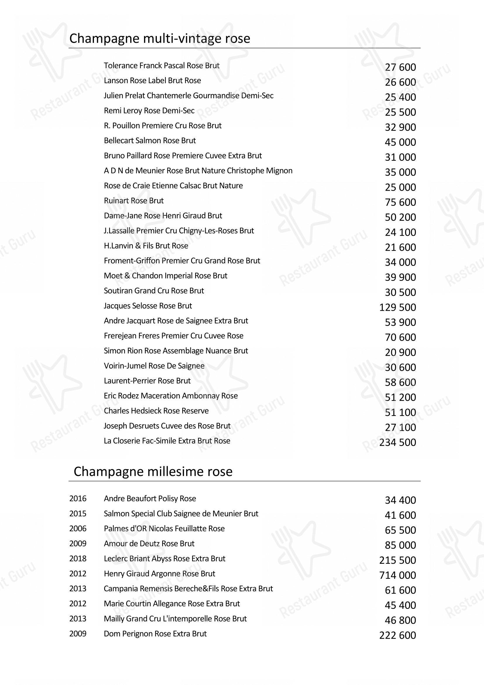 Turandot dans Moscou - Takeaway Menu
