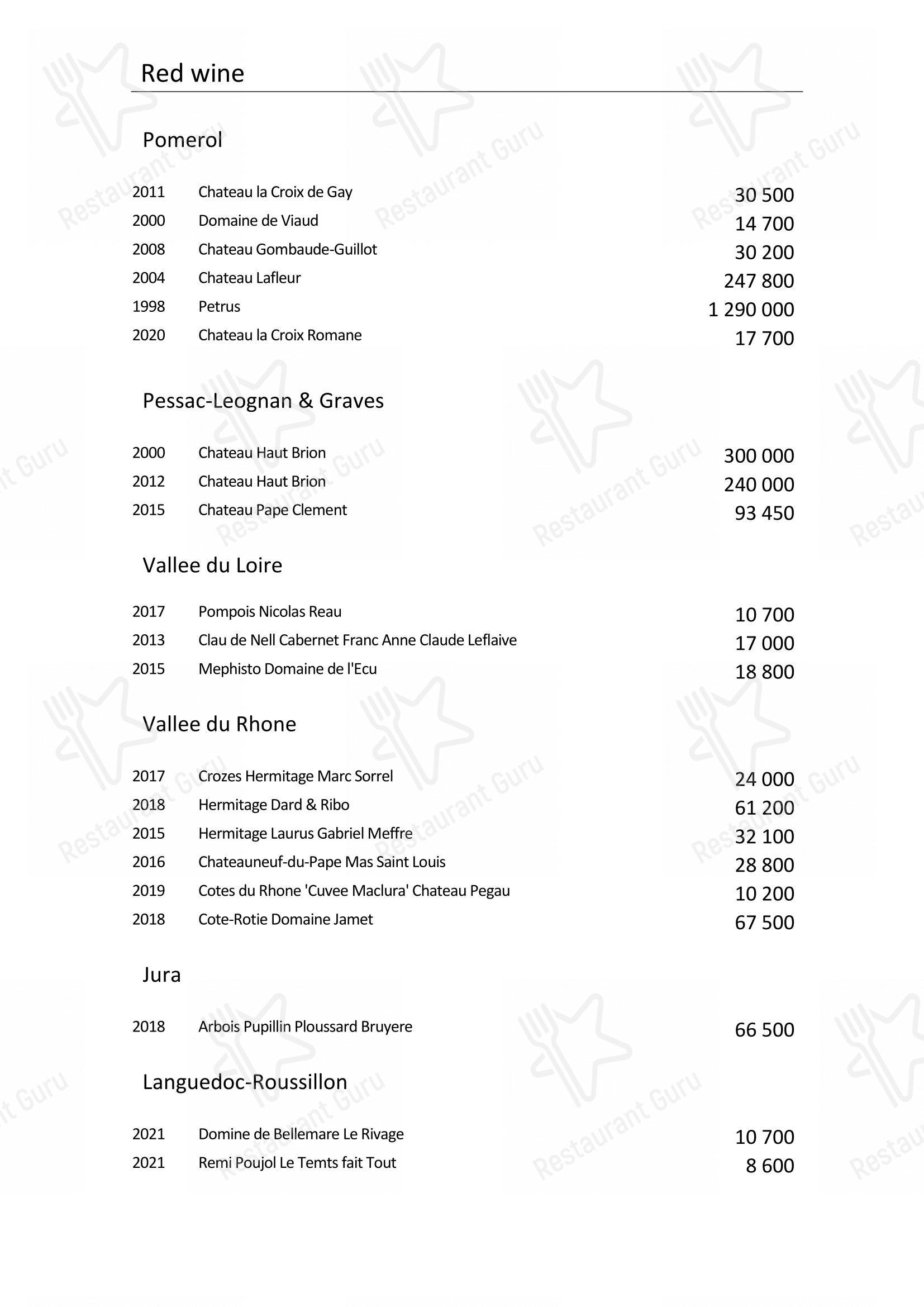 Turandot dans Moscou - Takeaway Menu