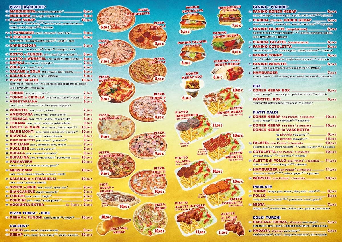 Menu di Turkish Kebap Legnano da YUNUS 