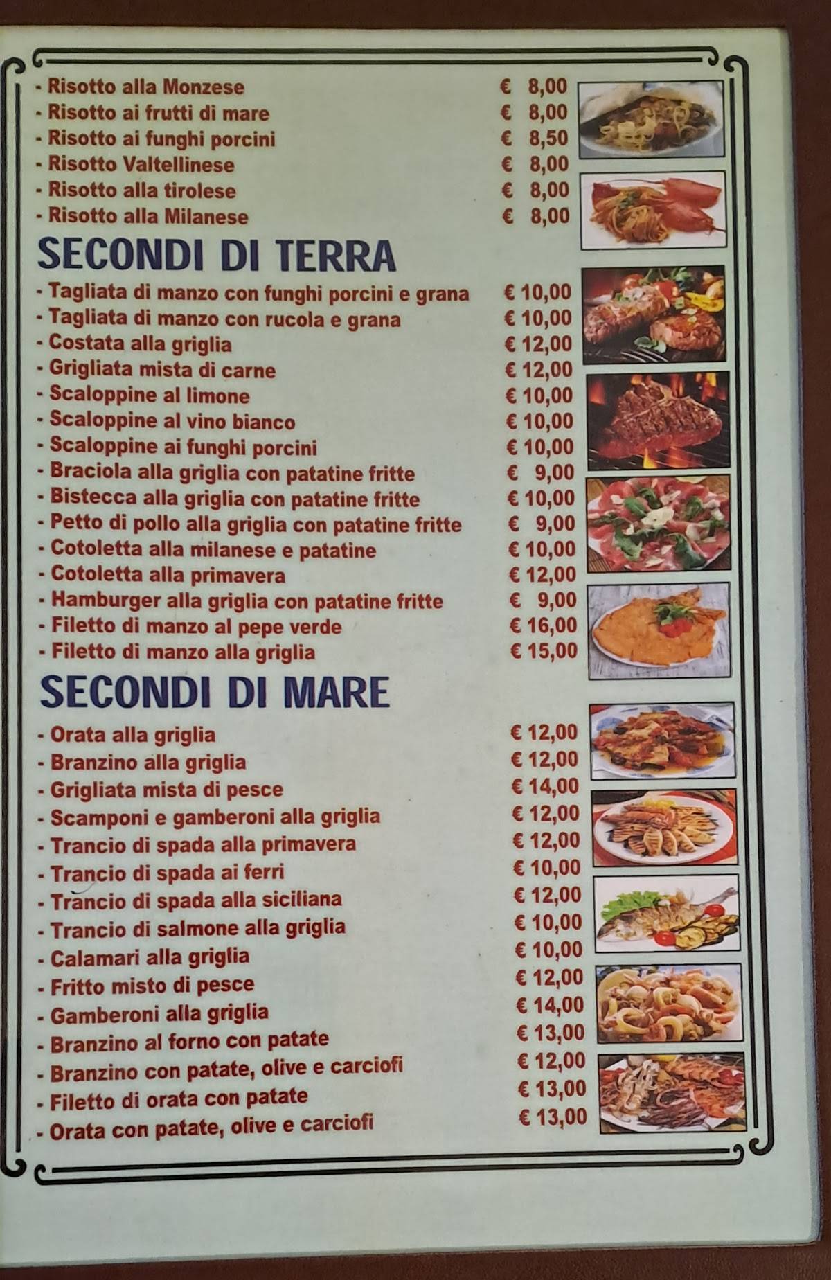Menu di Tutto Giusto 