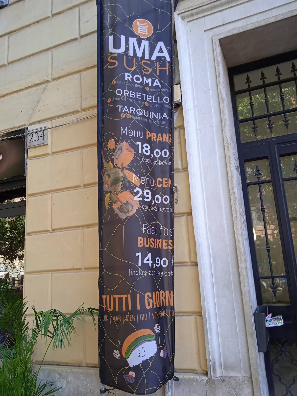 Menu di UMAI SUSHI ROMA 
