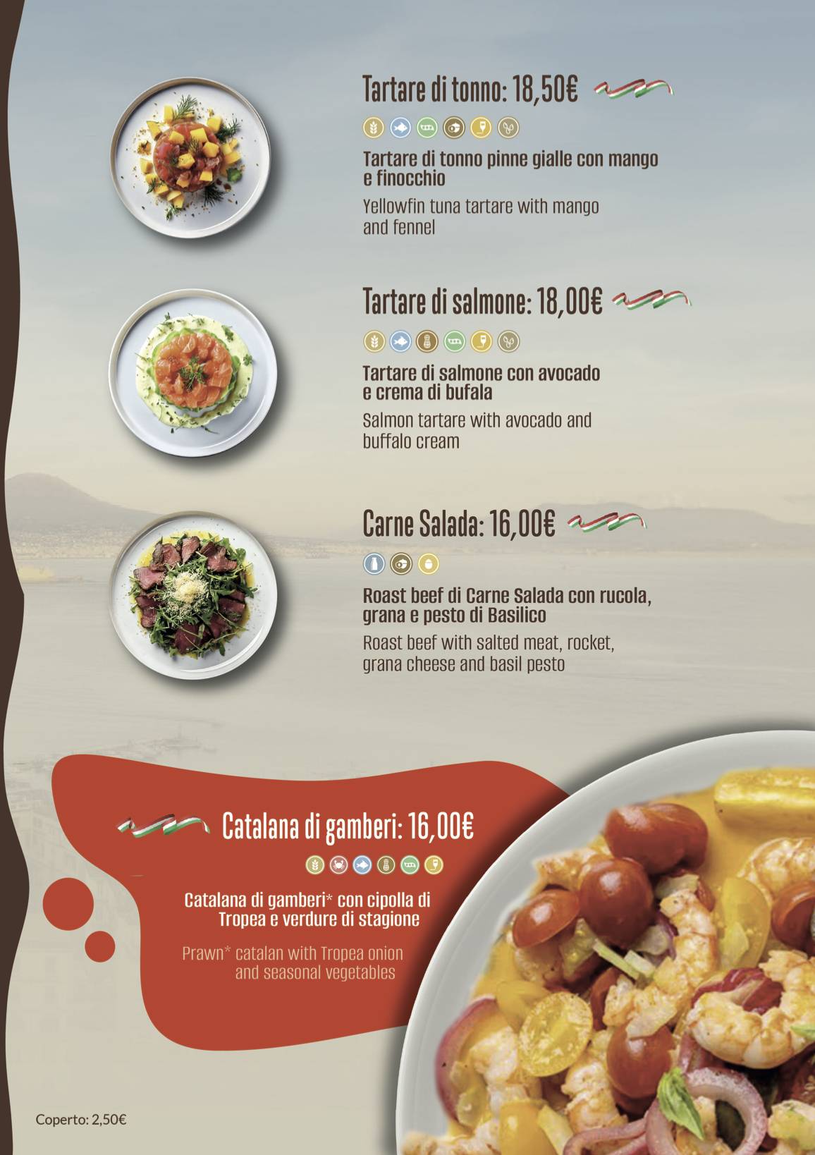 Menu di Unico Ristorante Pizzeria Mogliano 