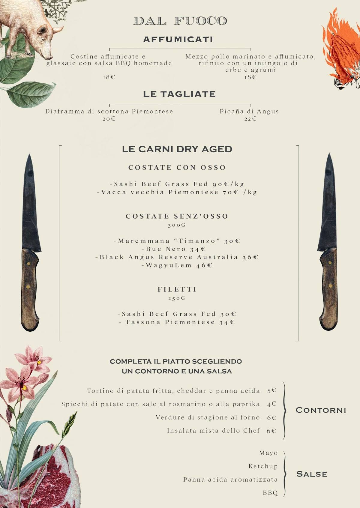 Menu di Vicolo Battisti 