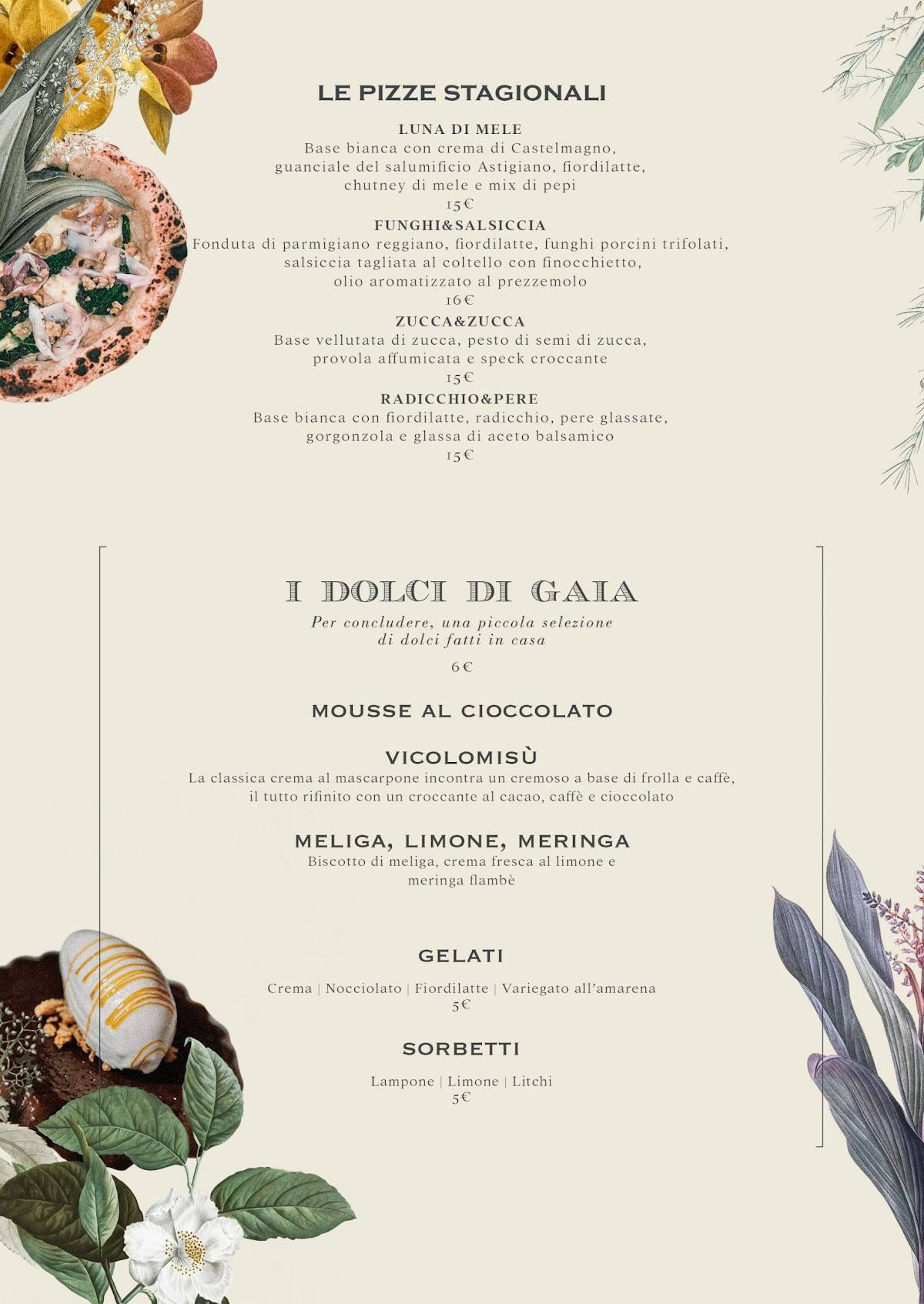 Menu di Vicolo Battisti 