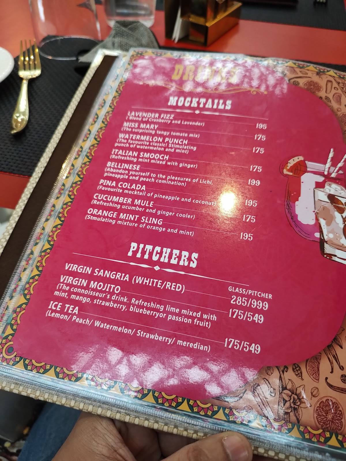 Virasat menu