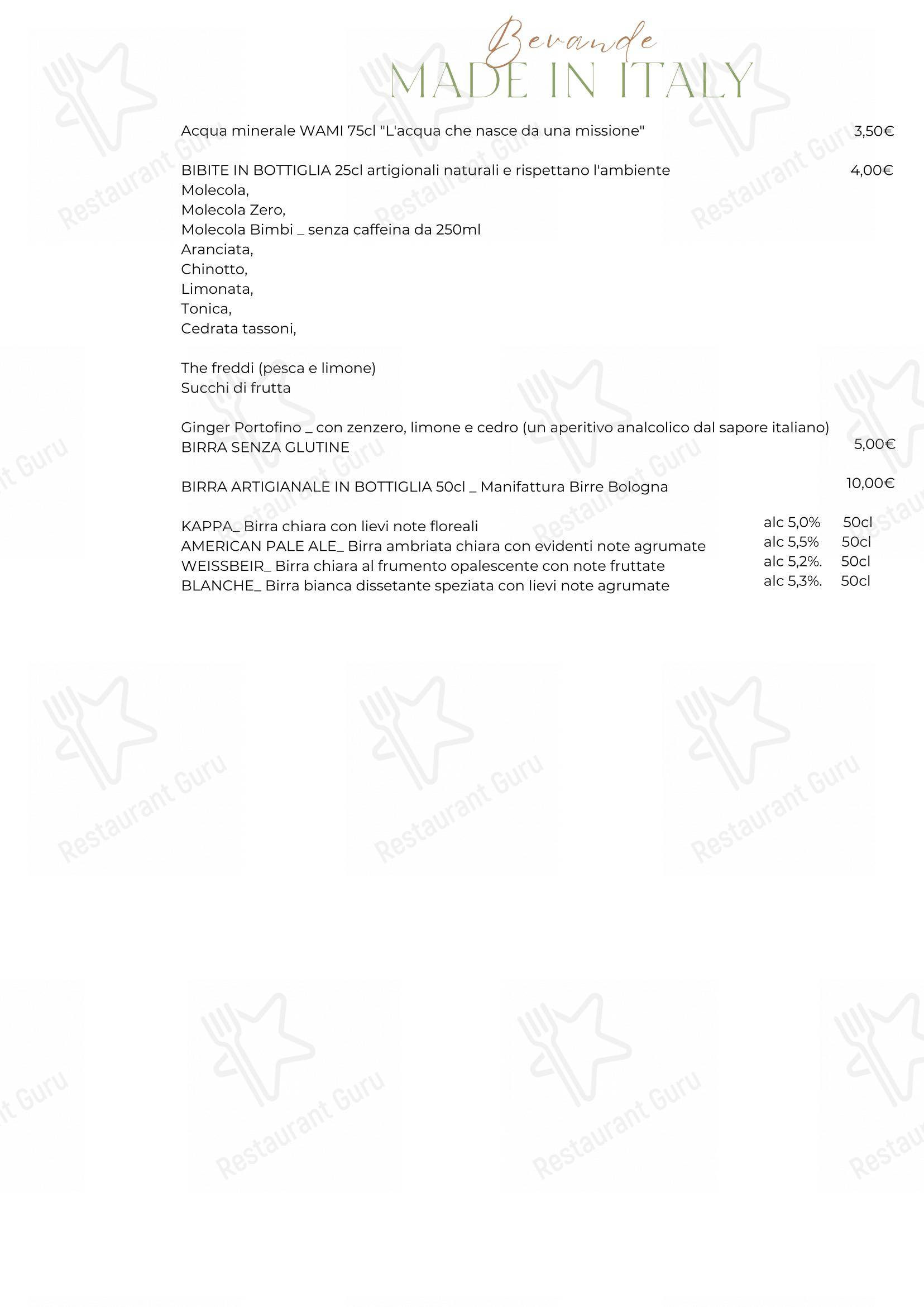 菜单 per Vito a San Luca in Bologna