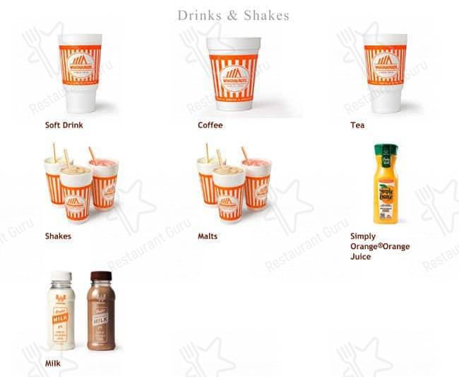 Whataburger menu