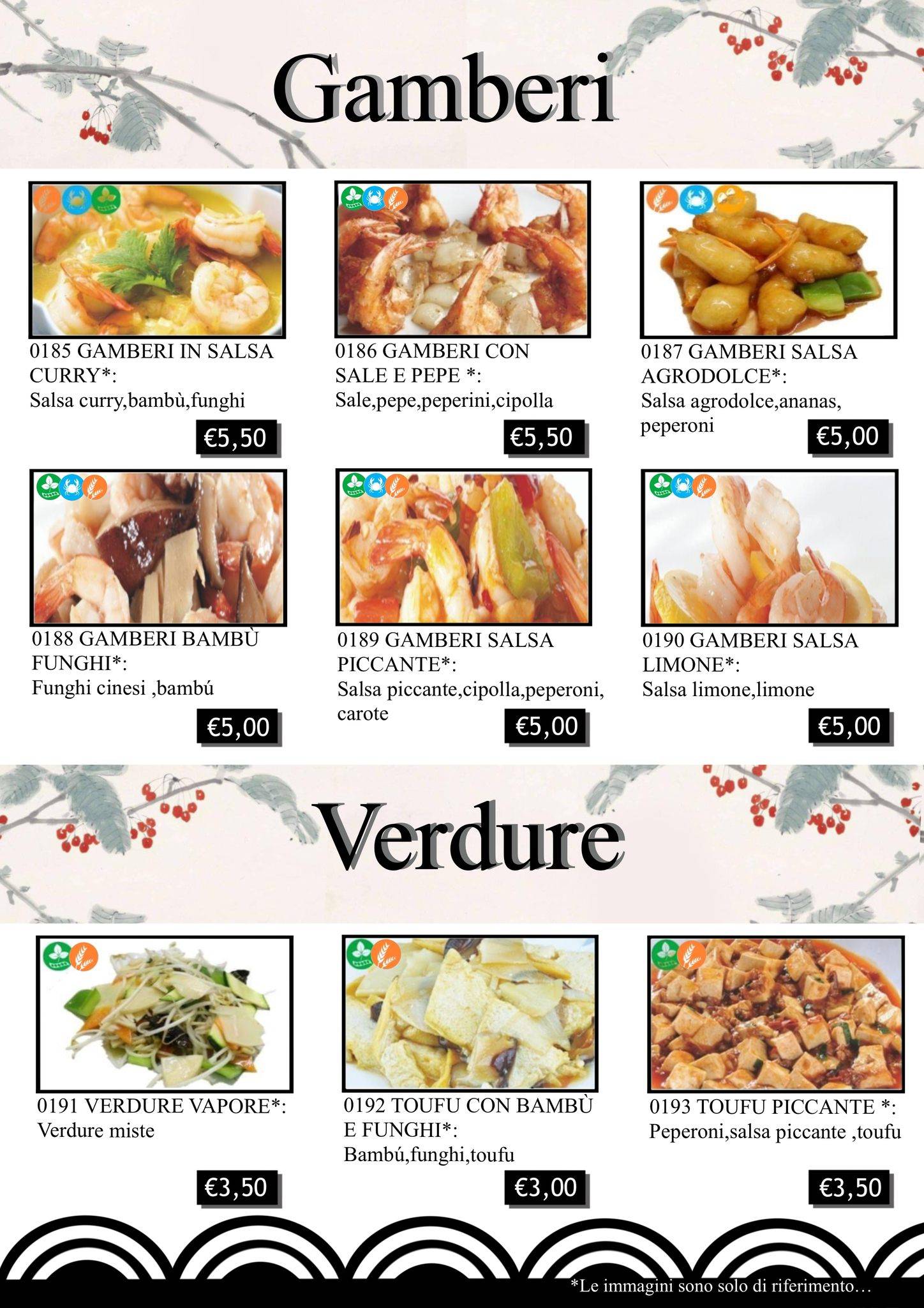 Menu di Yujo Ristorante Giapponese 