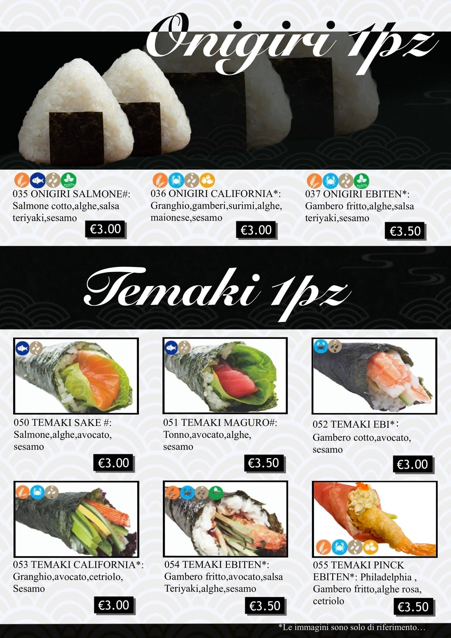 Menu di Yujo Ristorante Giapponese 