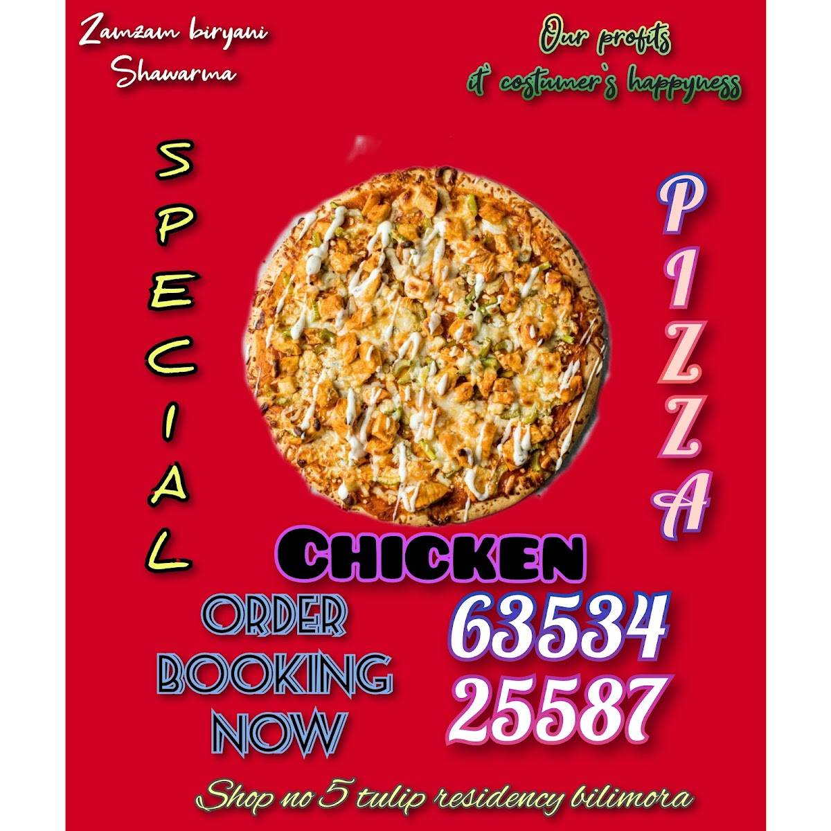 Zamzam Biryani & Shawarma menu