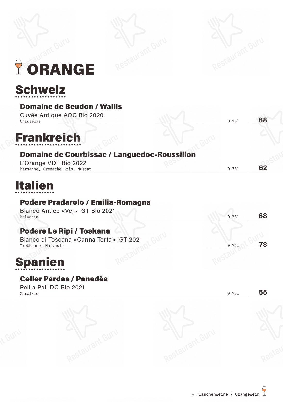 Menu bar per basso in Basilea