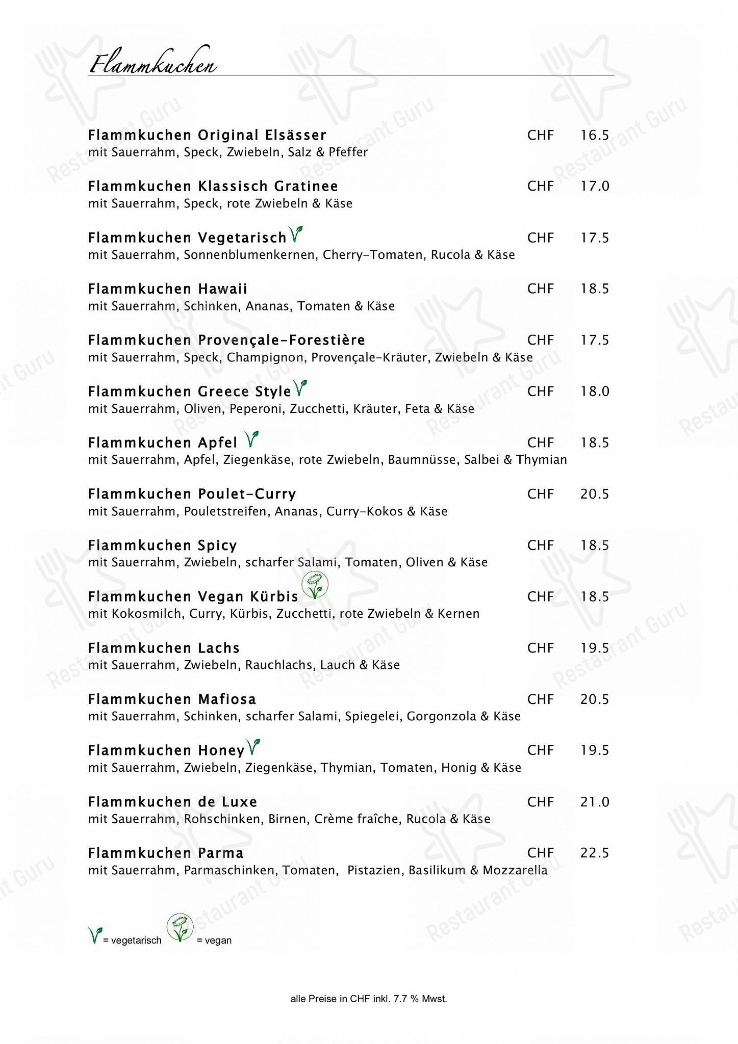 Eugen Chur in Coira - Wine Menu