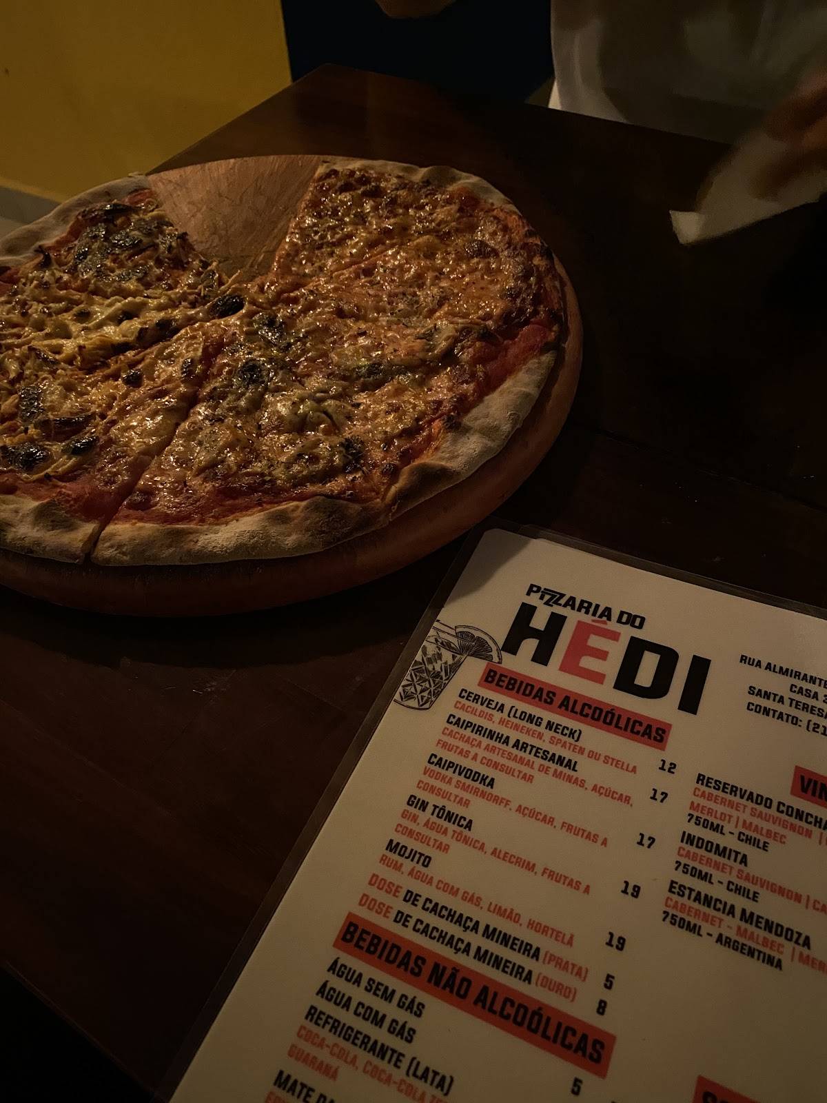 Pizzaria Do Hédi cardápio