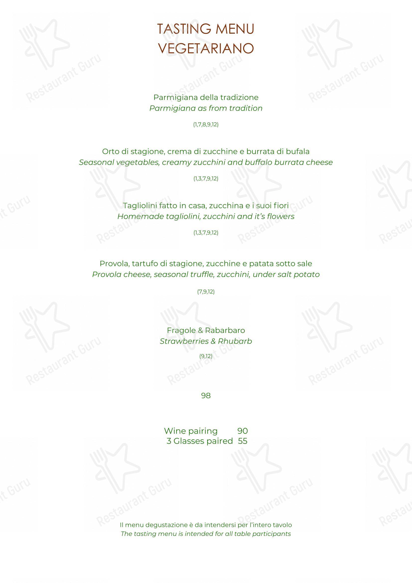 Коктейльная карта per Al Palazzo ristorante