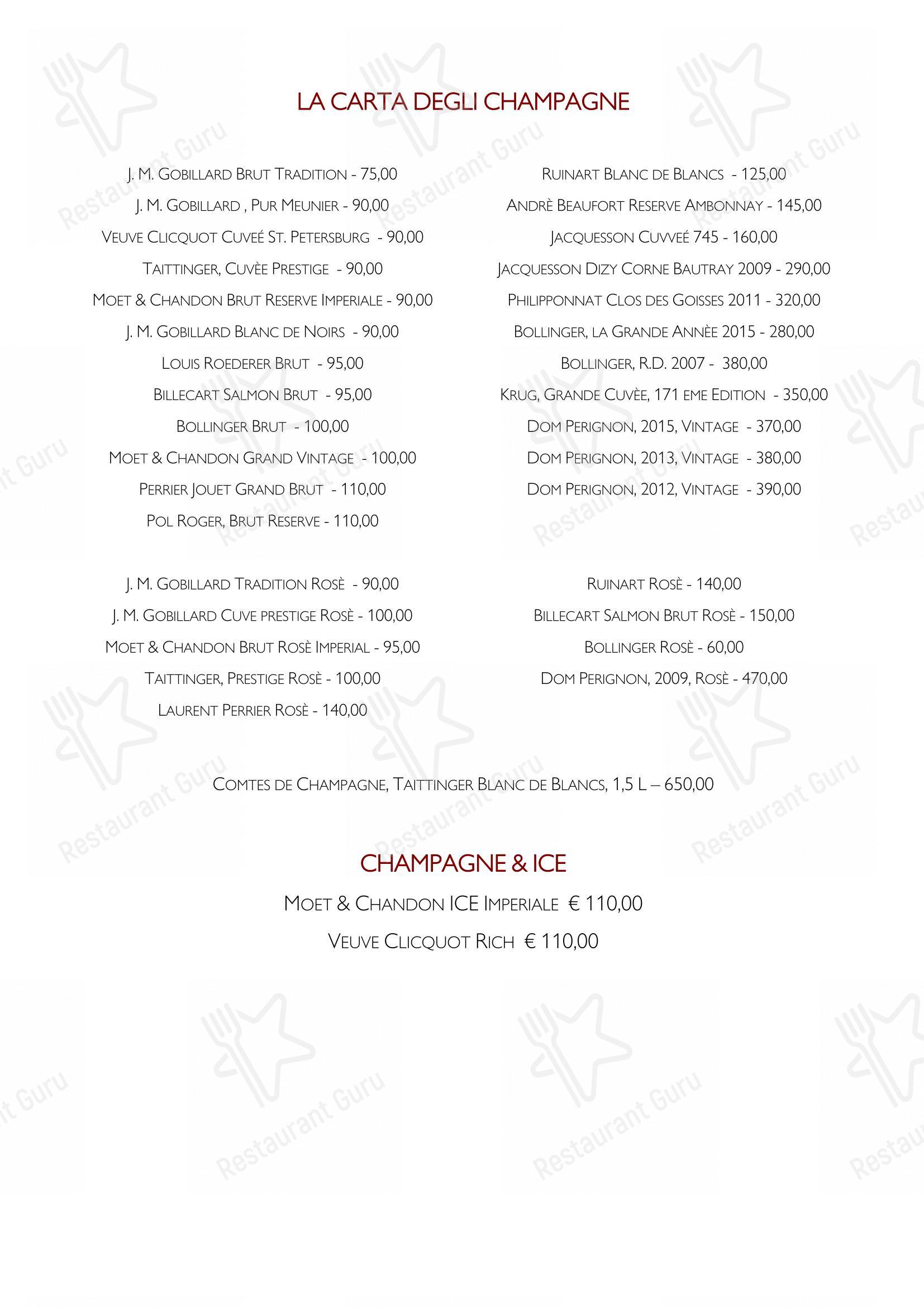 Bar Italia 1920 - Salò in Salò - Menu