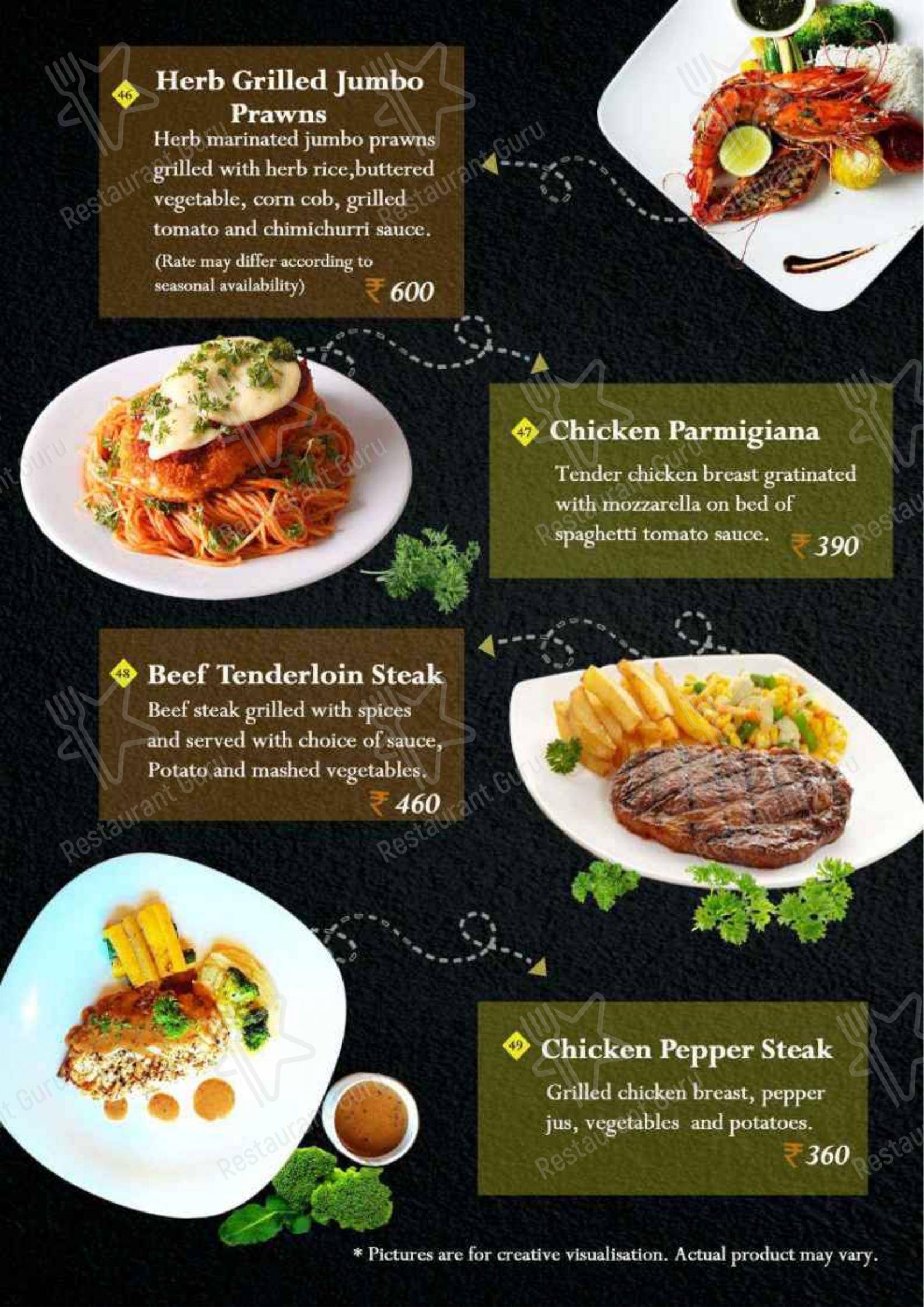 Коктейльная карта for the Besto Bakes Cakes Cafe cafe