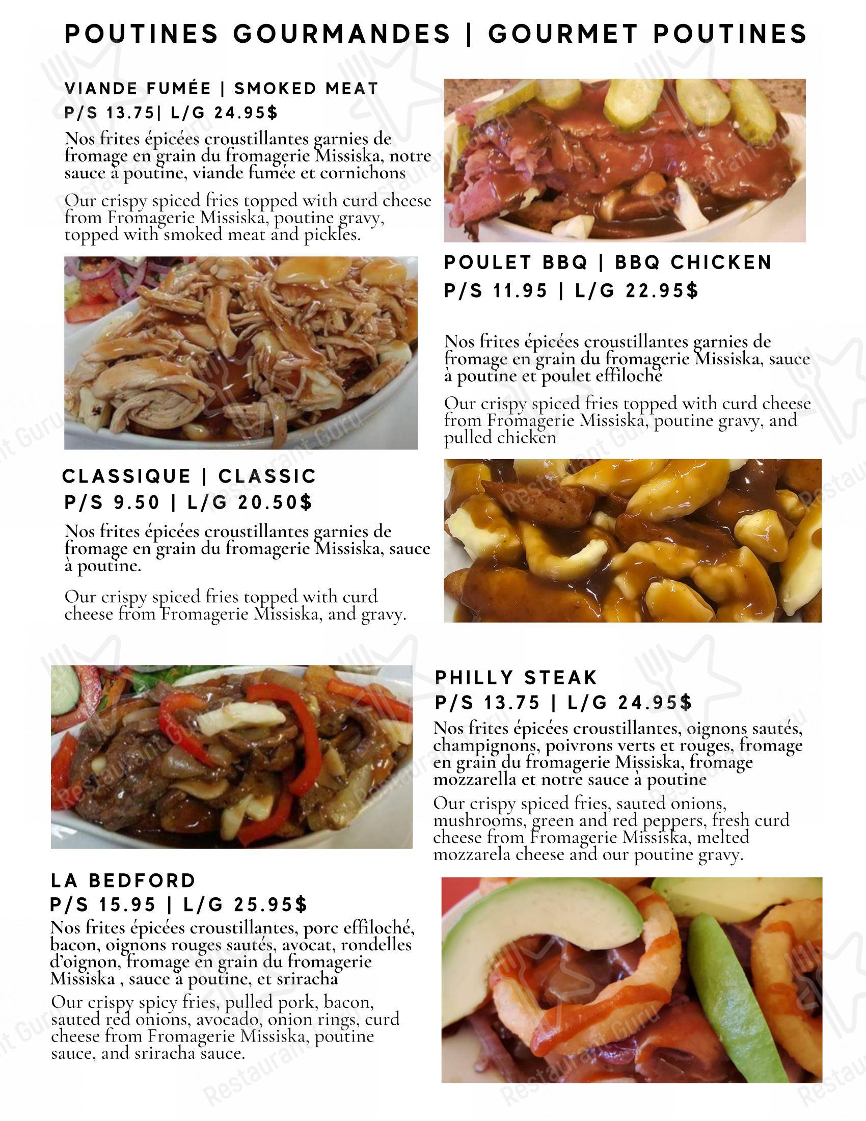 Menu pour Cafe Rouge dans Bedford