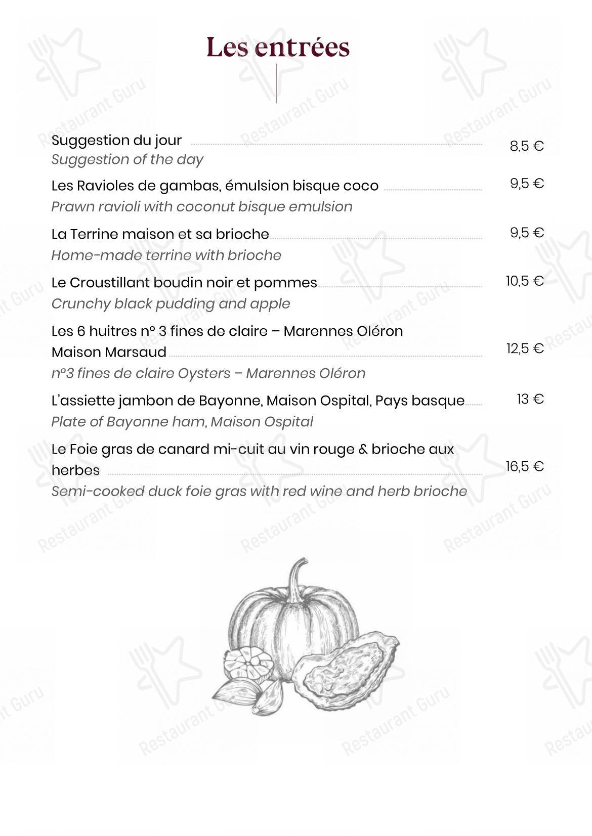 Chai Pascal Saint Emilion dans Saint-Émilion - Menu