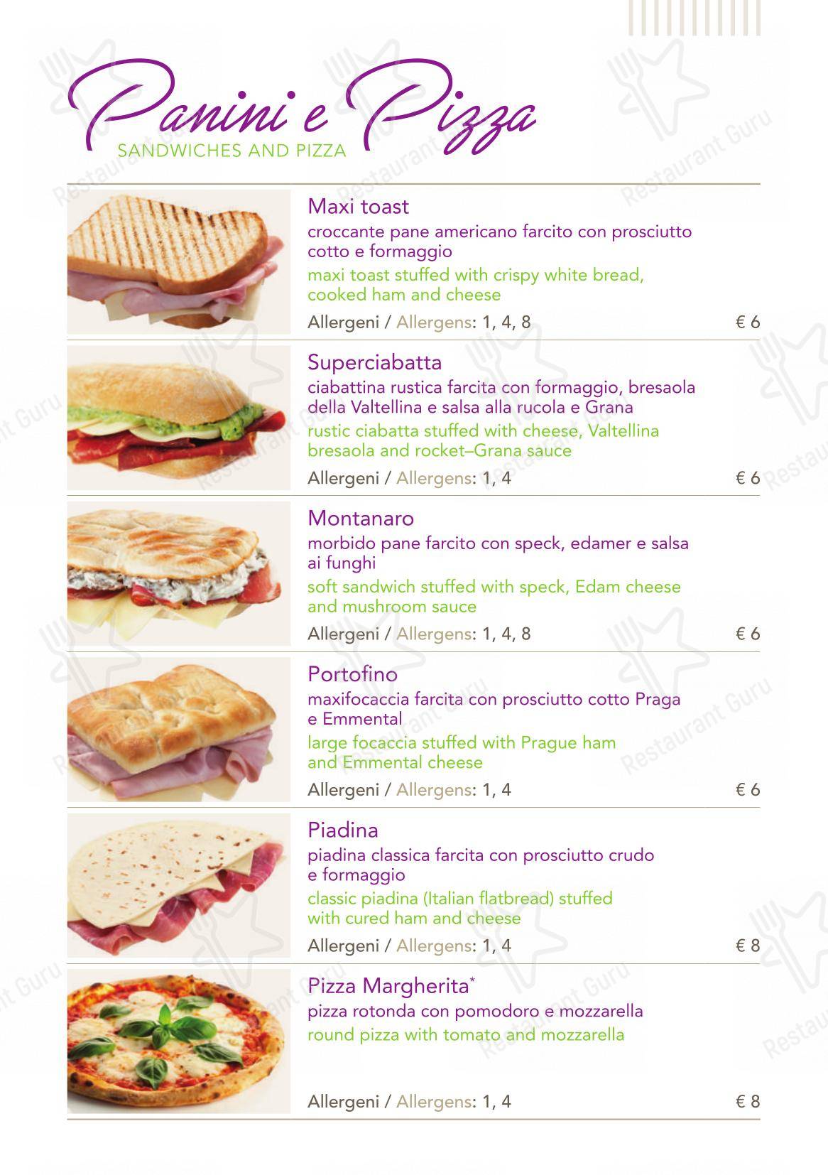 Menu di Ristorante Corso Como 52 - Menu