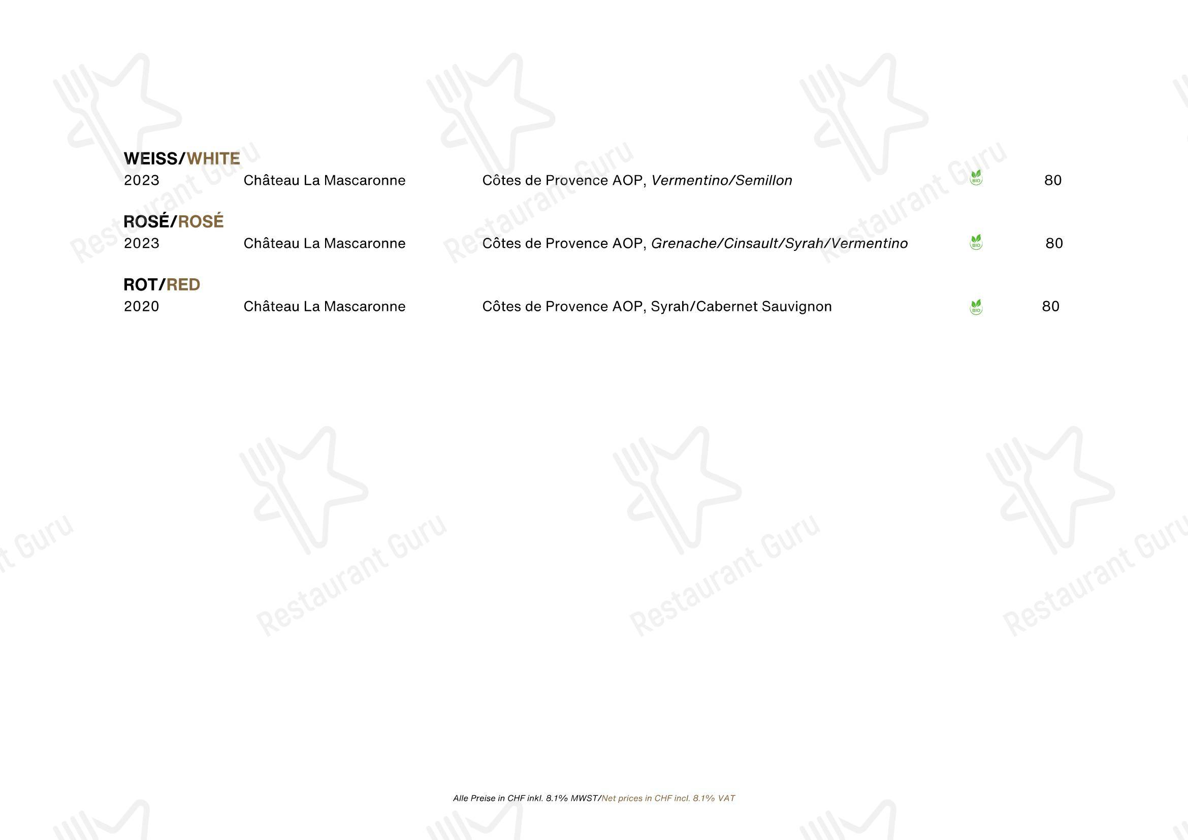 Menu di Eden Kitchen & Bar - Lunch Menu